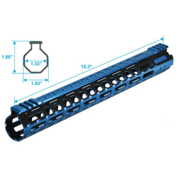 UTG Free Float Handguard  Blue (1).jpg