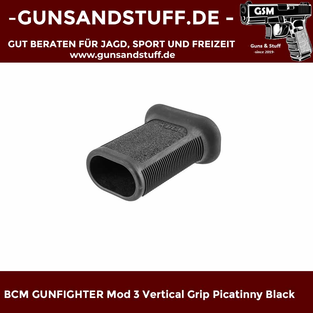 BRAVO COMPANY BCMGUNFIGHTER Mod 3 Vertical Grip Picatinny Black - 1.jpg